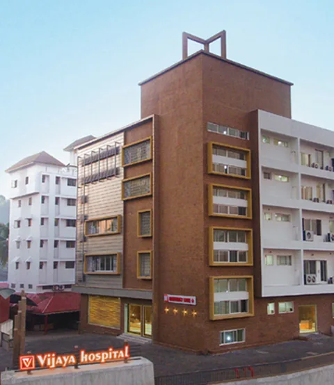 Vijaya Hospital exterior in Kottarakkara